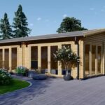 Premium Blockbohlenhaus MARTIN (44 mm) 48 m²