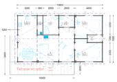 Blockbohlenhaus LIENZ (66 mm) 103 m² – Bild 7