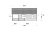 Blockbohlenhaus Innsbruck (44 mm) 36 m² mit 14 m² Schlafboden – Bild 8