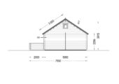 Blockbohlenhaus Innsbruck (44 mm) 36 m² mit 14 m² Schlafboden – Bild 7