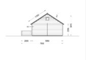 Blockbohlenhaus Innsbruck (44 mm) 36 m² mit 14 m² Schlafboden – Bild 9