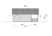 Blockbohlenhaus Innsbruck (44 mm) 36 m² mit 14 m² Schlafboden – Bild 8