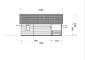 Blockbohlenhaus Innsbruck (44 mm) 36 m² mit 14 m² Schlafboden – Bild 10