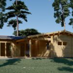 Blockbohlenhaus SEEFELD  (66mm) 105m²