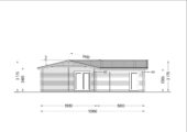 Blockbohlenhaus SEEFELD (44+44 mm) · 105 m² · Extra Isoliert – Bild 7