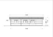 Blockbohlenhaus SEEFELD (44+44 mm) · 105 m² · Extra Isoliert – Bild 8