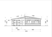 Blockbohlenhaus SEEFELD (66 mm) · 105 m² · mit Pultdach – Bild 13