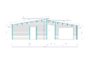 Blockbohlenhaus SEEFELD (66 mm) · 105 m² · mit Pultdach – Bild 11