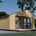 Gartenhaus ANTON (34mm + Holzverschalung ), 5x5m, 25m²