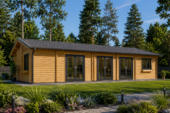 Blockbohlenhaus BERNAU (Isoliert, 44+44 mm) · 103 m² – Bild 2