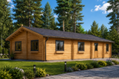 Blockbohlenhaus BERNAU (Isoliert, 44+44 mm) · 103 m² – Bild 3