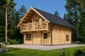 Blockbohlenhaus LISA (66mm) 108m²