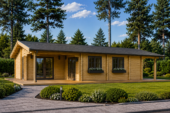 Blockbohlenhaus LEIBNITZ (Isoliert, 44+44 mm), 78 m² + 15 m² Terrasse – Bild 5