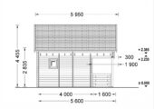 Blockbohlenhaus Tirol mit Schlafboden und Terrasse, 20 m² + 8 m² – Bild 10