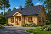 Blockbohlenhaus ERNI (44+44 mm) · Isoliert · ca. 70 m² – Bild 5