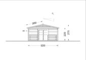 Blockbohlenhaus HANNES 42 m² + 10 m² Terrasse – Bild 9