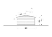 Blockbohlenhaus HANNES 42 m² + 10 m² Terrasse – Bild 6