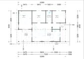 Blockbohlenhaus Leibnitz (66 mm) 96 m² – Bild 9