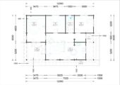 Blockbohlenhaus Leibnitz (66 mm) 96 m² – Bild 9