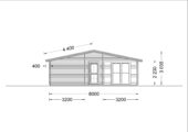 Blockbohlenhaus Leibnitz (66 mm) 96 m² – Bild 7