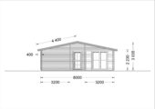 Blockbohlenhaus Leibnitz (66 mm) 96 m² – Bild 7