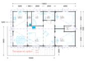 Blockbohlenhaus LIENZ (66 mm) 103 m² – Bild 6