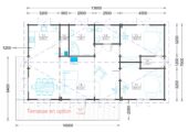 Blockbohlenhaus LIENZ (66 mm) 103 m² – Bild 6