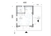 Blockbohlenhaus SANDRA (44mm + Holzverschalung), 20m² – Bild 8