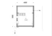 Blockbohlenhaus SANDRA (44mm + Holzverschalung), 20m² – Bild 9