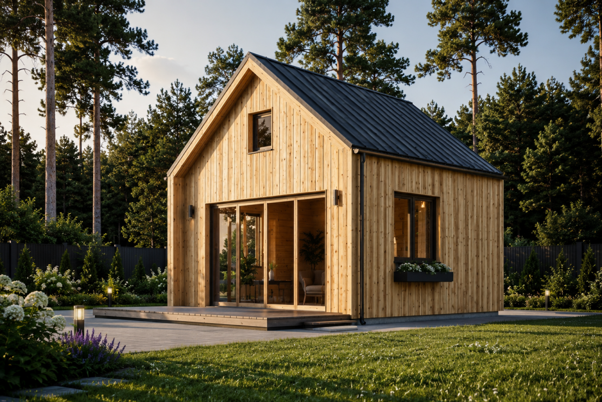Kleines Holzhaus Sascha