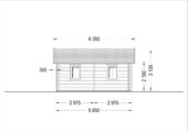 Premium Blockbohlenhaus FRITZ (44+44 mm · Extra Isoliert) · 60 m² – Bild 7