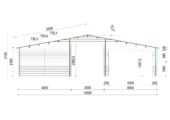 Premium Blockbohlenhaus FRITZ (44+44 mm · Extra Isoliert) · 60 m² – Bild 9