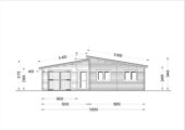 Blockbohlenhaus SEEFELD (66 mm) · 105 m² · mit Pultdach – Bild 10
