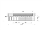 Blockbohlenhaus SEEFELD (66 mm) · 105 m² · mit Pultdach – Bild 6