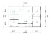 Blockbohlenhaus ULRICH, 70m² – Bild 6