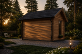 Premium Gartenhaus BRÜSSEL, 4x3m, 12m² Isoliert – Bild 2