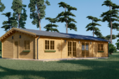 Blockbohlenhaus LIENZ (44+44 mm Isoliert) · 103 m²