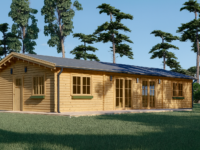 Blockbohlenhaus LIENZ (66 mm) 103 m²
