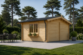 Gartenhaus DONAU, 5x5 m, 25 m² – Bild 3