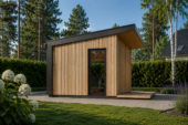 Gartenhaus EMIL (34 mm + Holzverschalung, Isoliert) – 4×3 m, 12 m² – Bild 5