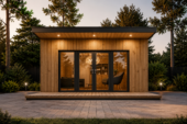 Gartenhaus EMIL (34mm + Holzverschalung ), 5x5m, 25m² – Bild 3