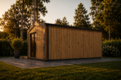 Gartenhaus ERMONES (34mm + Holzverschalung), 5x4m, 20m² – Bild 4