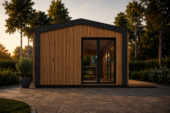 Gartenhaus ERMONES (34mm + Holzverschalung), 5x4m, 20m² – Bild 5