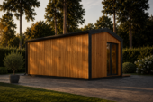 Gartenhaus ERMONES (34mm + Holzverschalung), 5x4m, 20m² – Bild 2