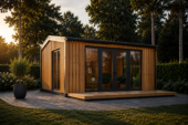 Gartenhaus ERMONES (34mm + Holzverschalung), 5x5m, 25m²