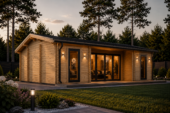 Blockbohlenhaus FELDKIRCH (Isoliert, 44+44 mm) · 56 m² – Bild 3