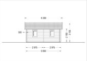 Premium Blockbohlenhaus FRITZ (44+44 mm · Extra Isoliert) · 60 m² – Bild 10