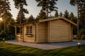Gartenhaus Wels (44 mm) 21 m² – Bild 2