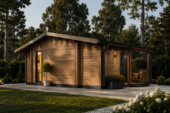 Gartenhaus Wels (44 mm) 21 m² – Bild 4
