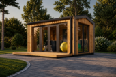 Gartenhaus ERMONES (34mm + Holzverschalung), 4x3m, 12m² Isoliert – Bild 5